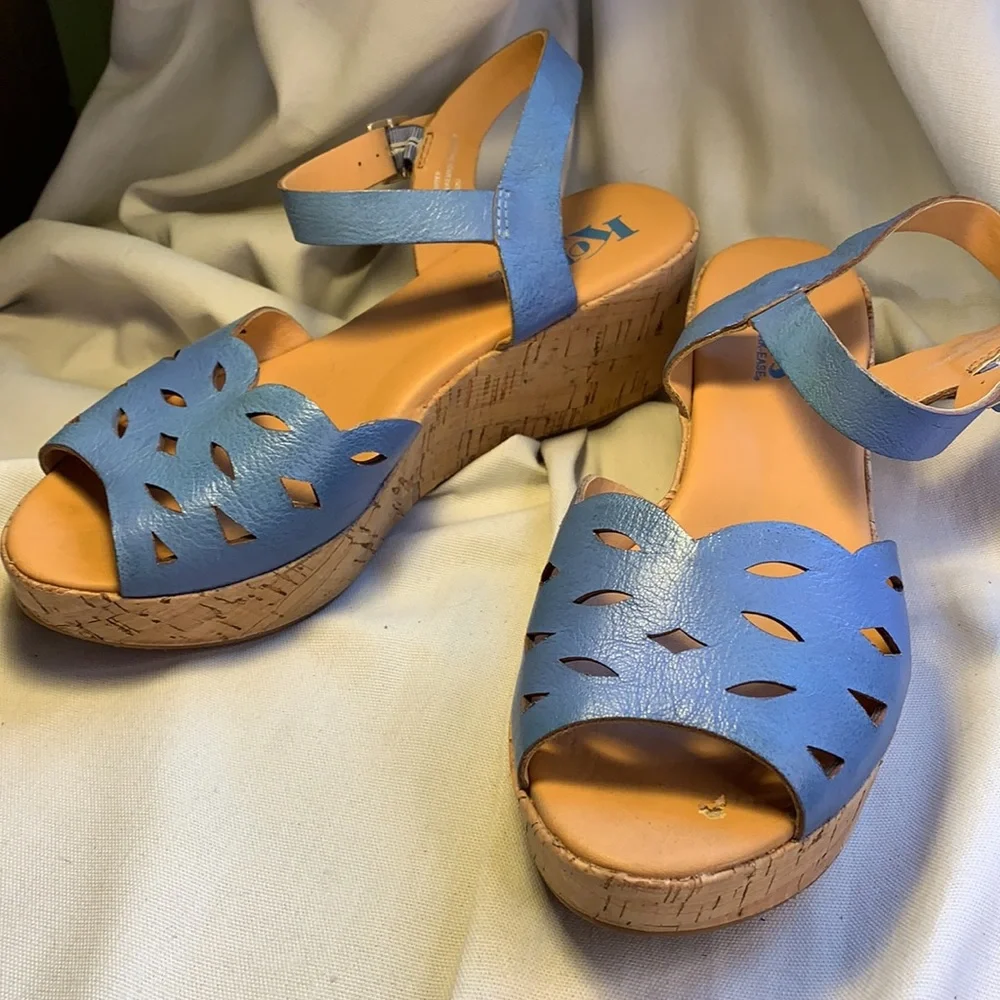 Korks by Kork-Ease almost NEW leather platforms